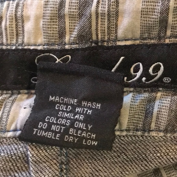 Level 99 Black Pleated Denim Pencil Skirt Size 27 Minimalist‎ Preppy Classic - Picture 12 of 12